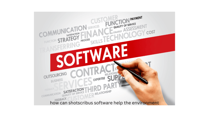 how can shotscribus software help the environment