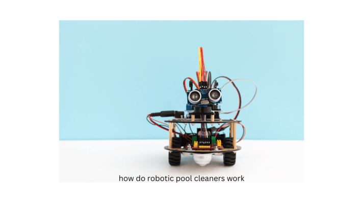 how do robotic pool cleaners work